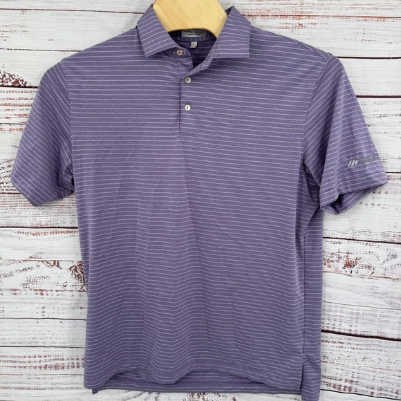 Peter Millar Other - Peter Millar Summer Comfort Golf‎ Polo Shirt Mens Large Striped Performance